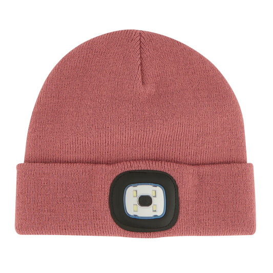 Dusty Rose - Front - Regatta Childrens-Kids Torch Beanie