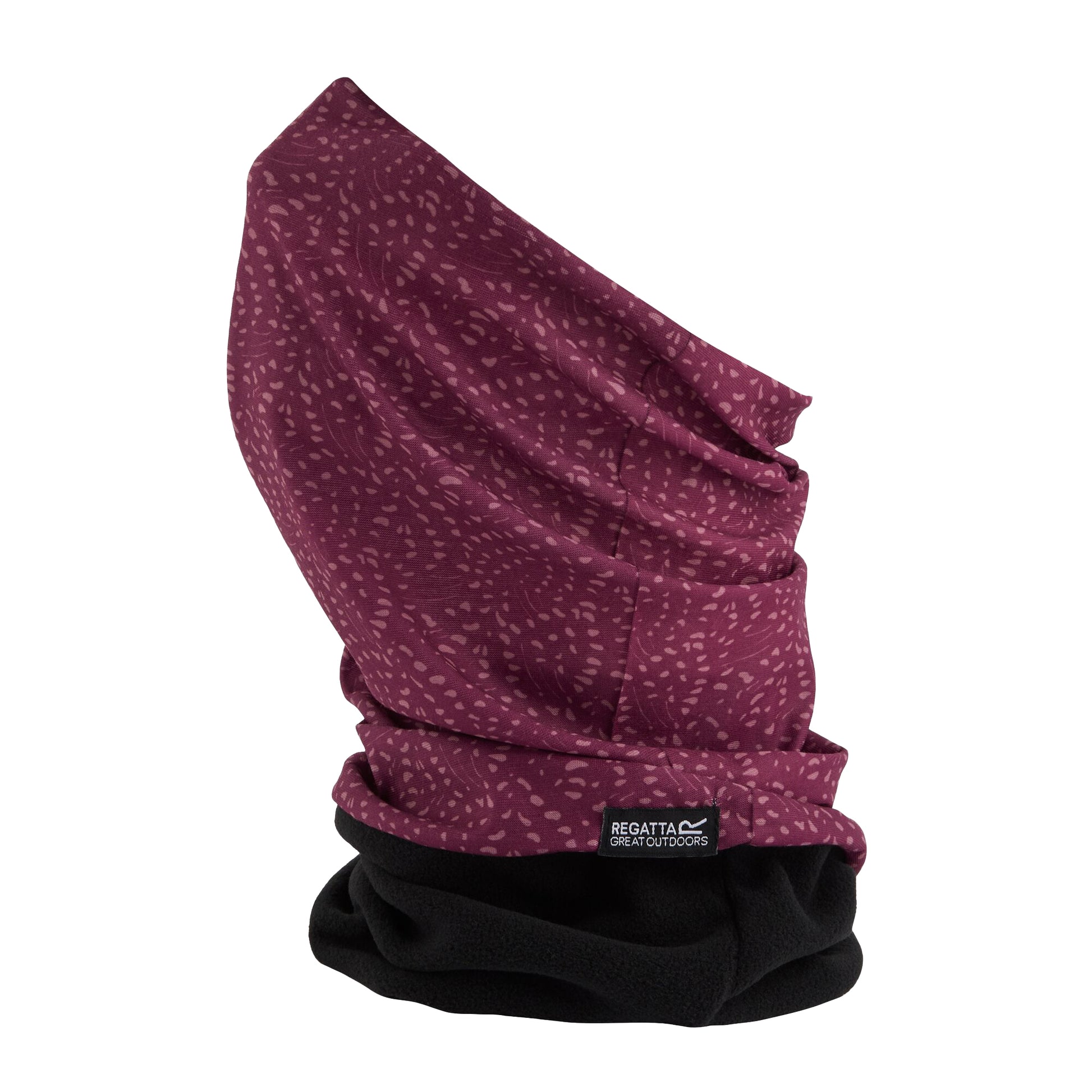 Dark Pimento - Front - Regatta Unisex Adult Multitube II Animal Print Scarf