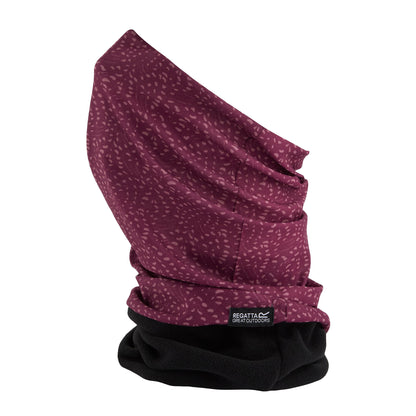 Dark Pimento - Front - Regatta Unisex Adult Multitube II Animal Print Scarf