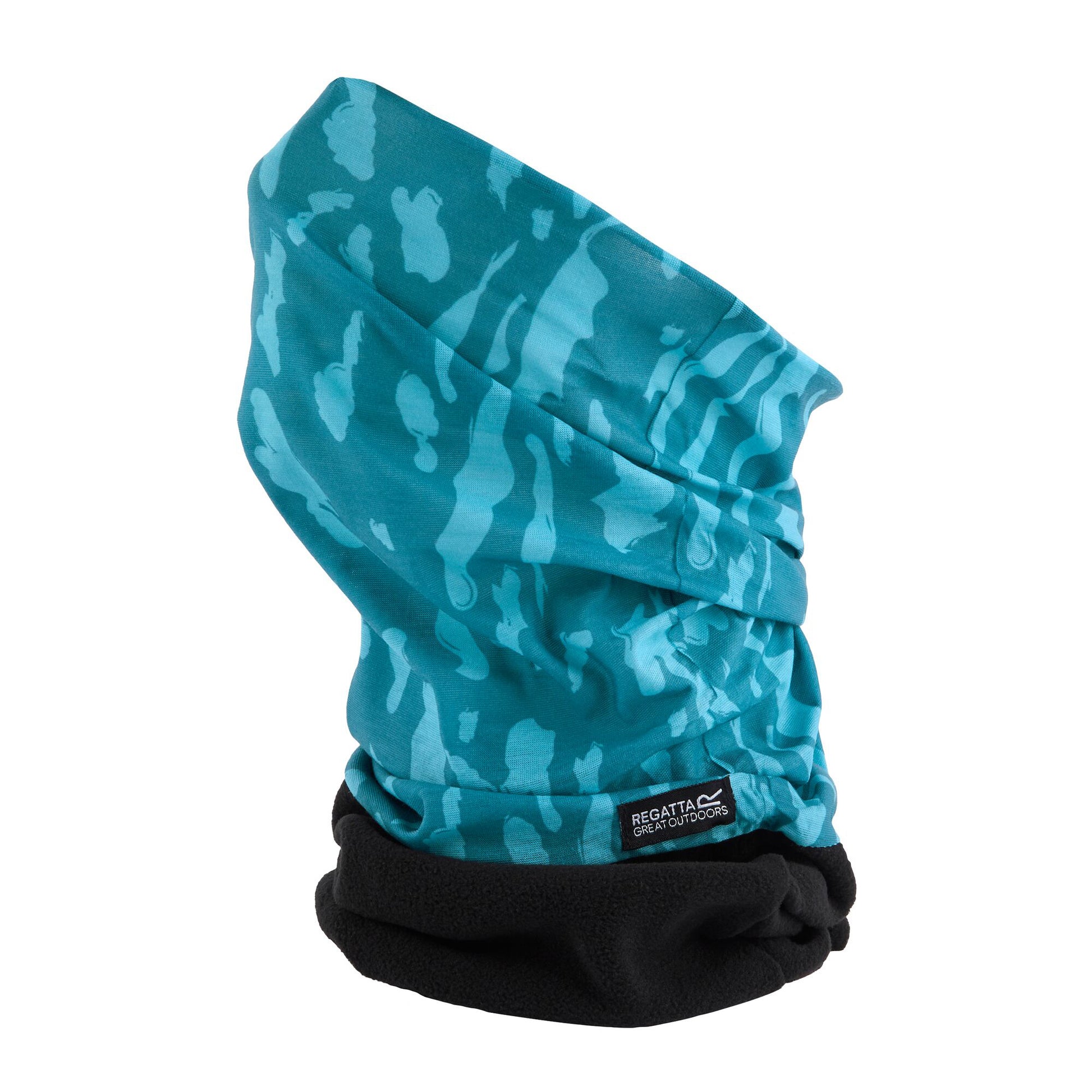 Storm Blue - Front - Regatta Unisex Adult Multitube II Leopard Print Scarf
