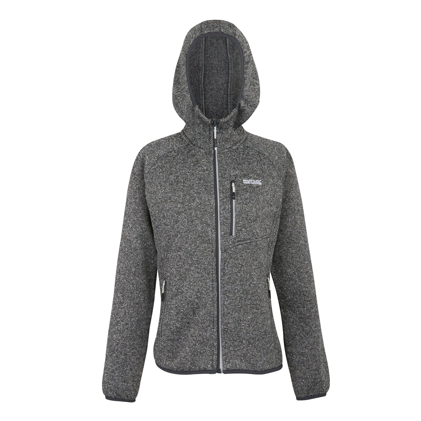 Cyberspace - Front - Regatta Womens-Ladies Newhill Hooded Fleece Jacket
