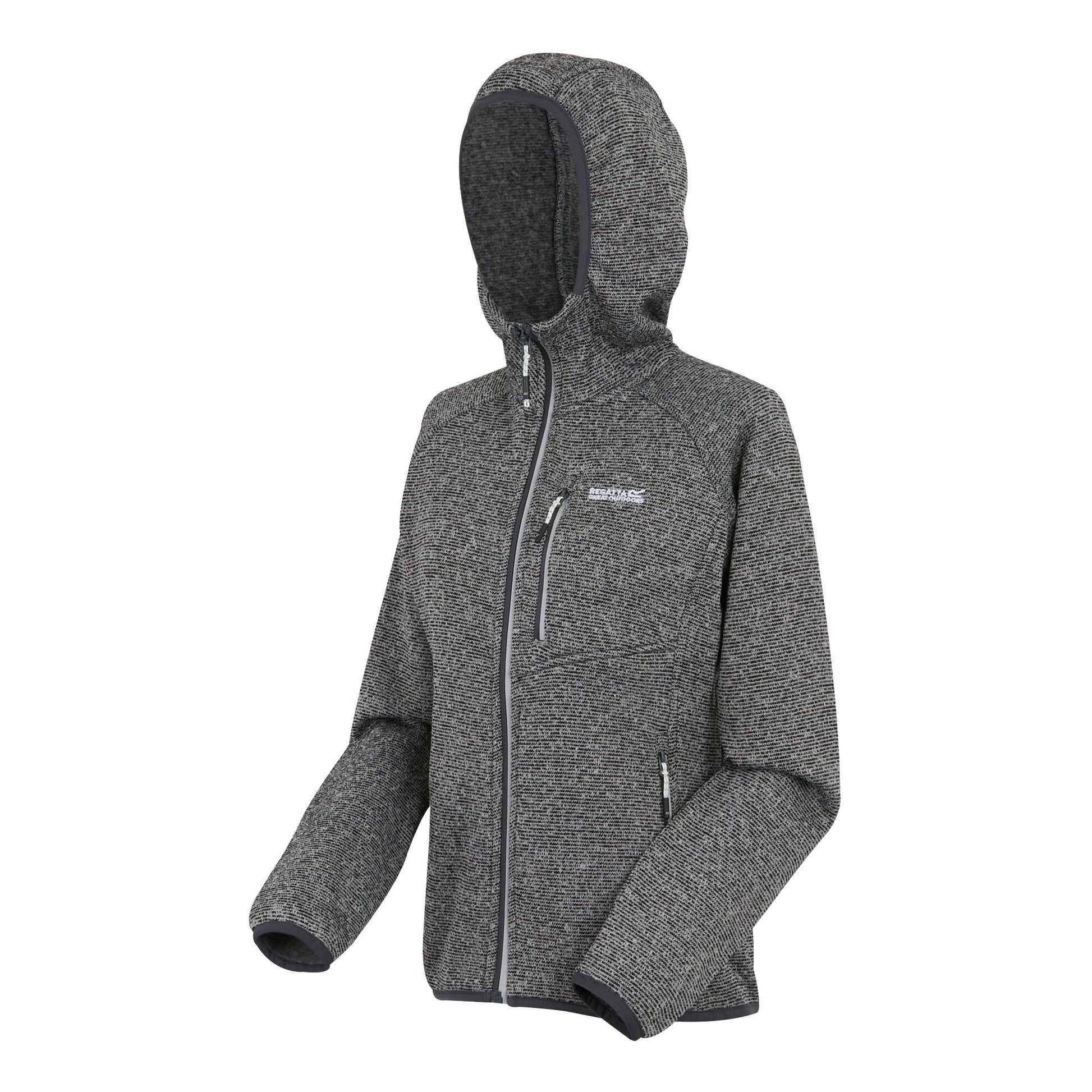 Cyberspace - Side - Regatta Womens-Ladies Newhill Hooded Fleece Jacket