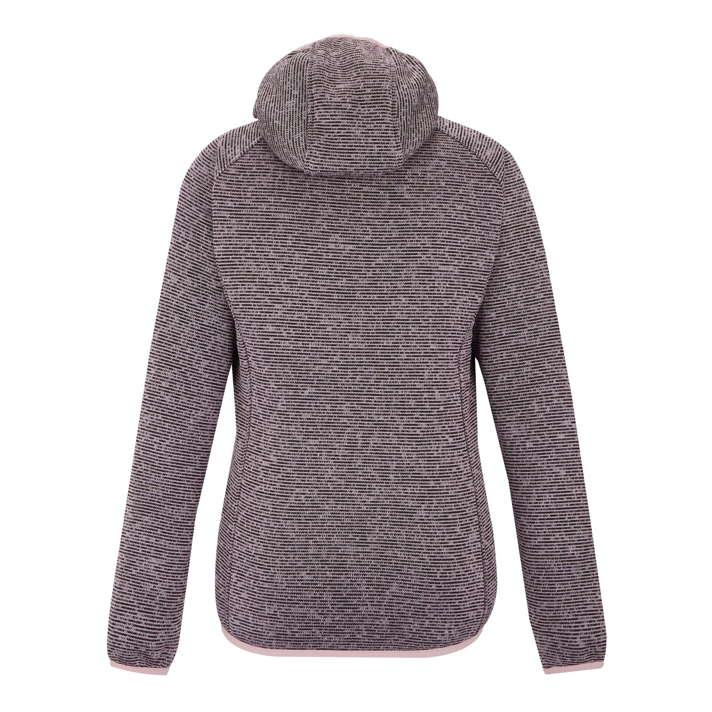 Powder Lilac - Back - Regatta Womens-Ladies Newhill Hooded Fleece Jacket