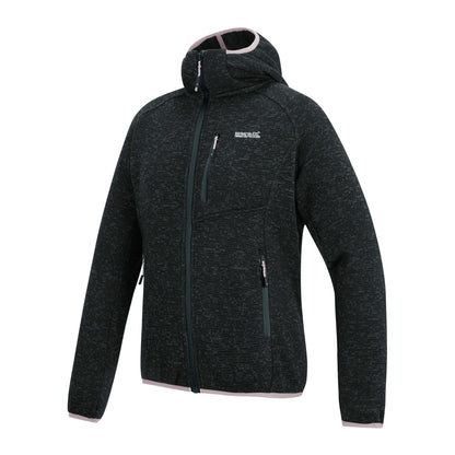 Dark Storm - Side - Regatta Womens-Ladies Newhill Hooded Fleece Jacket