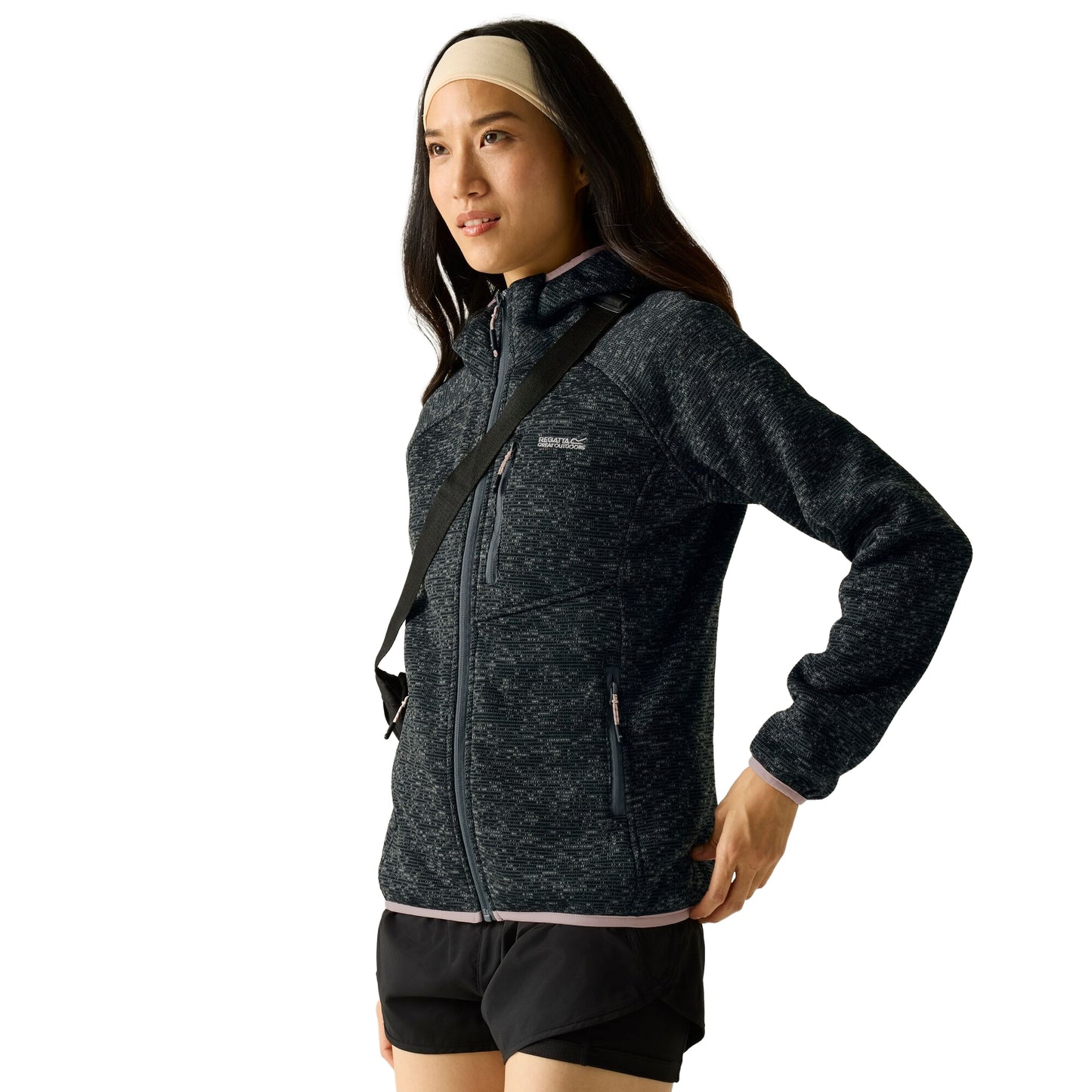 Dark Storm - Lifestyle - Regatta Womens-Ladies Newhill Hooded Fleece Jacket