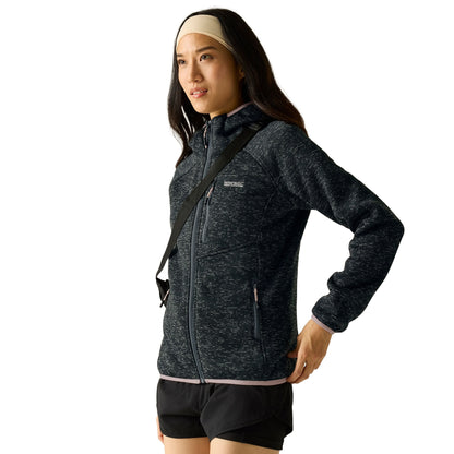 Dark Storm - Lifestyle - Regatta Womens-Ladies Newhill Hooded Fleece Jacket