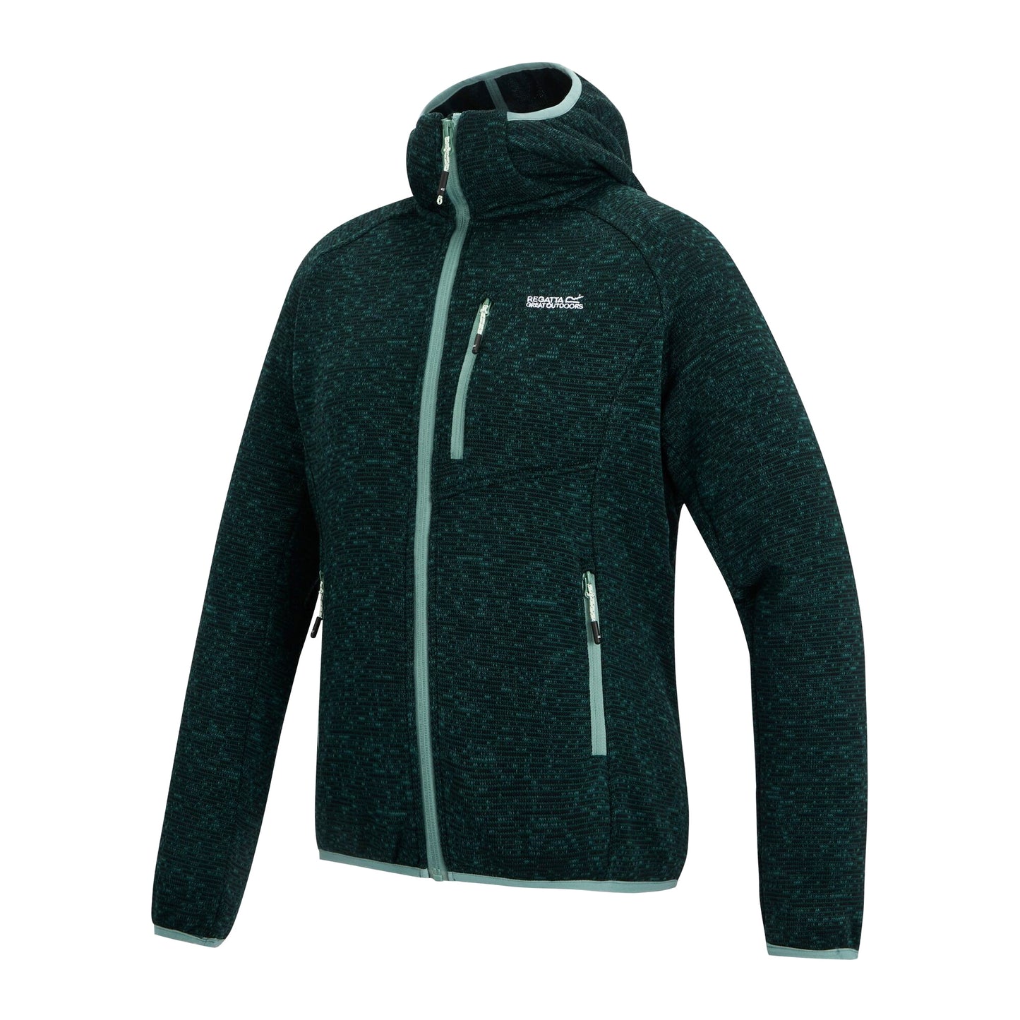 Mediterranea - Side - Regatta Womens-Ladies Newhill Hooded Fleece Jacket