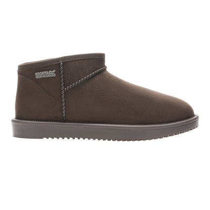 Chocolate - Back - Regatta Womens-Ladies Risley Mules
