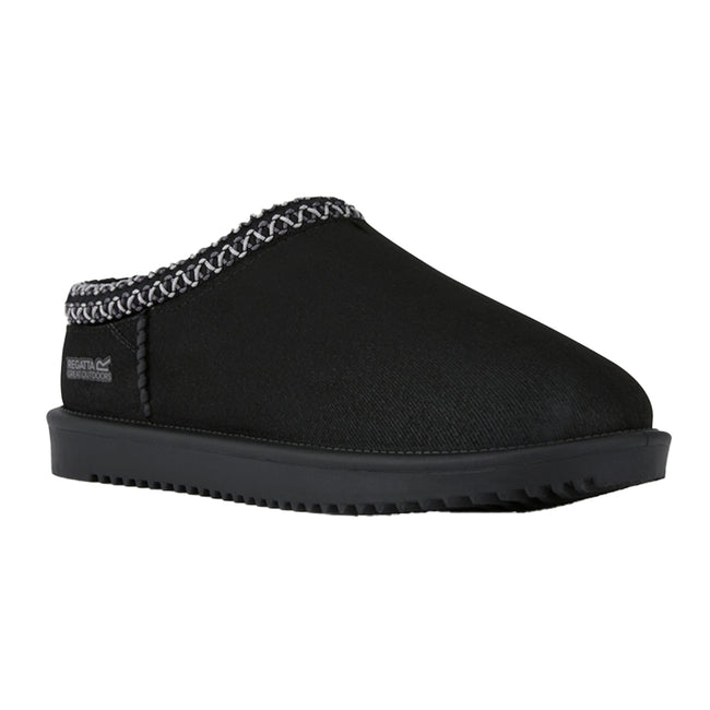 Black - Front - Regatta Womens-Ladies Risley Mules