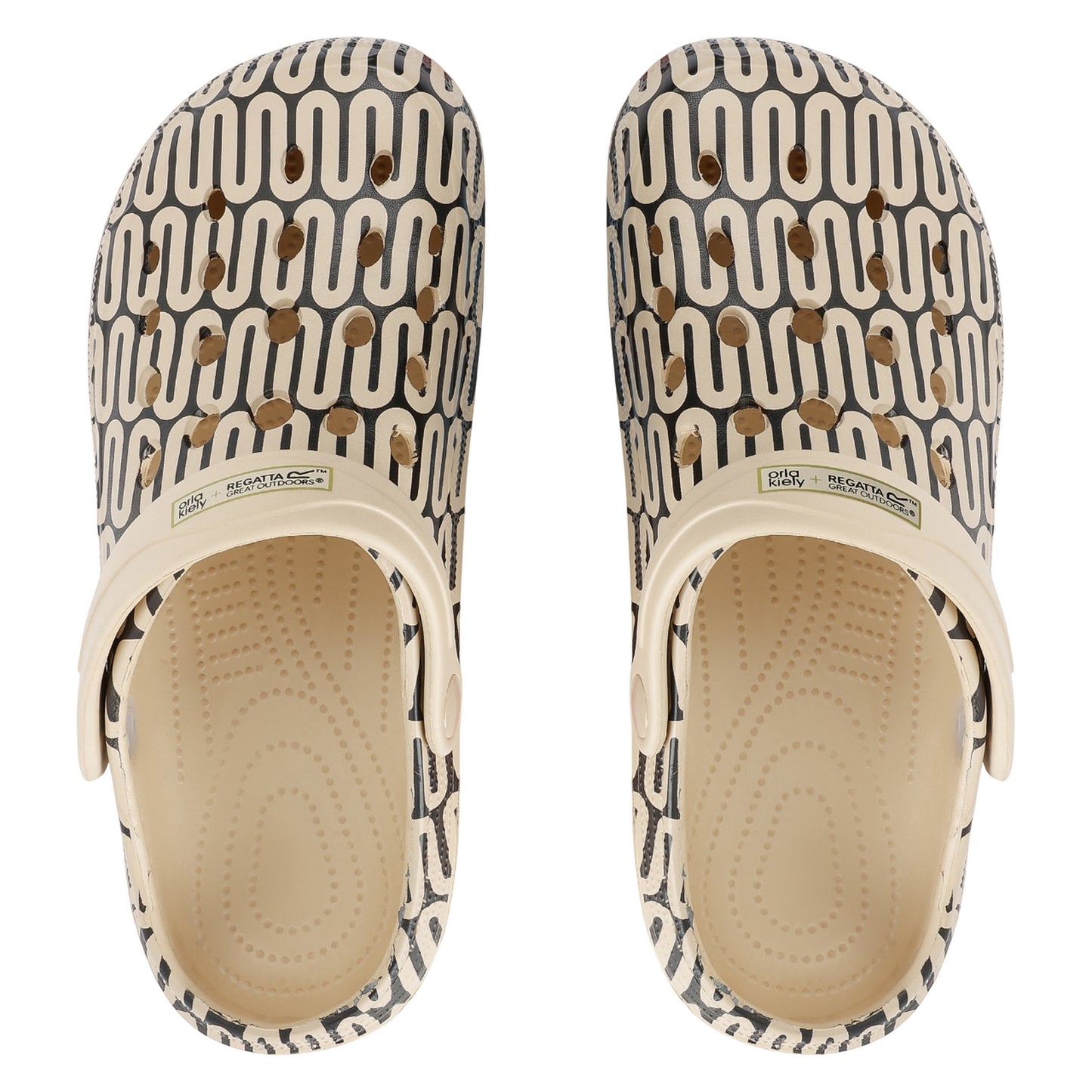 Monochrome - Lifestyle - Regatta Womens-Ladies Orla Kiely Spinning Flower Clogs