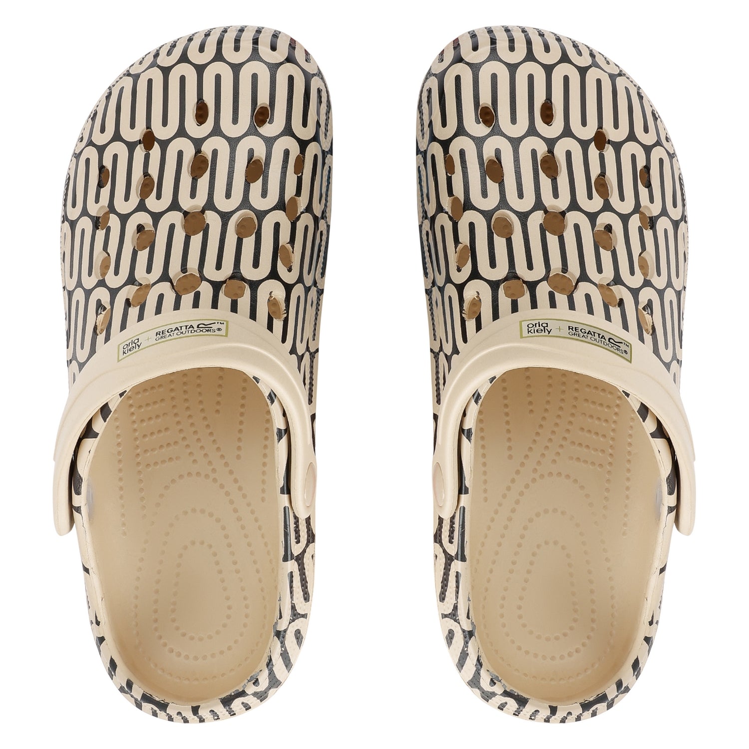 Monochrome - Lifestyle - Regatta Womens-Ladies Orla Kiely Spinning Flower Clogs