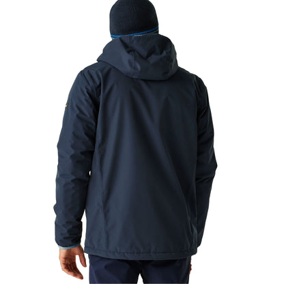 Navy Blue - Pack Shot - Regatta Mens Caspen Waterproof Jacket