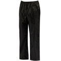 Black - Front - Regatta Great Outdoors Unisex Stormbreak Waterproof Over Trousers