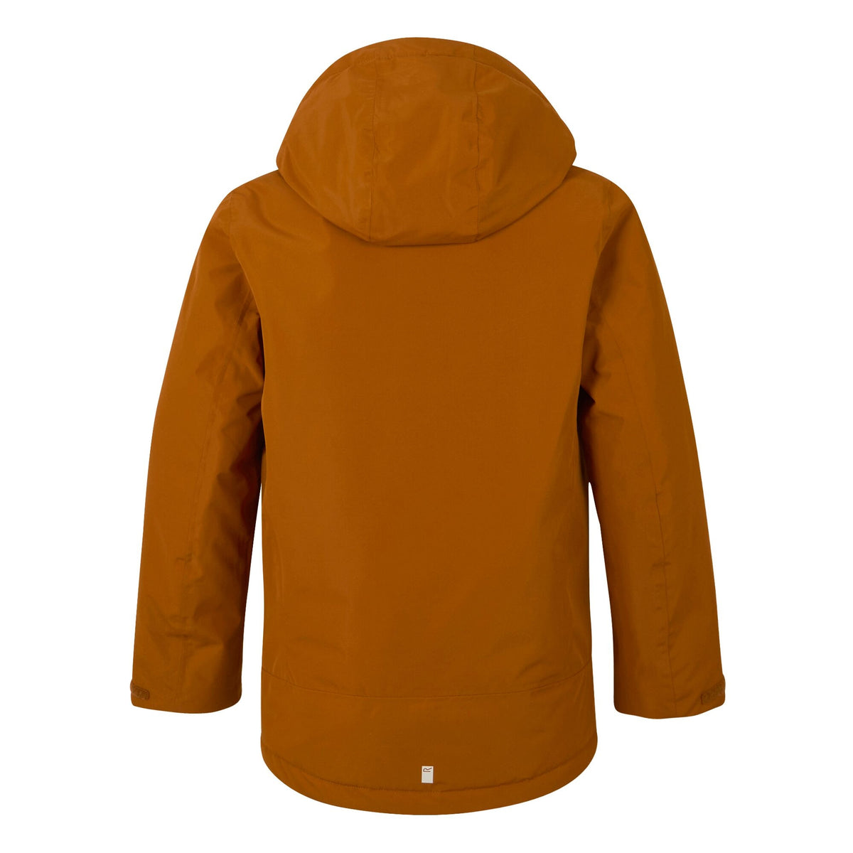 Pumpkin Spice-Black - Back - Regatta Childrens-Kids Frelton Waterproof Jacket