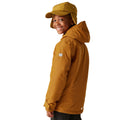 Pumpkin Spice-Black - Pack Shot - Regatta Childrens-Kids Frelton Waterproof Jacket