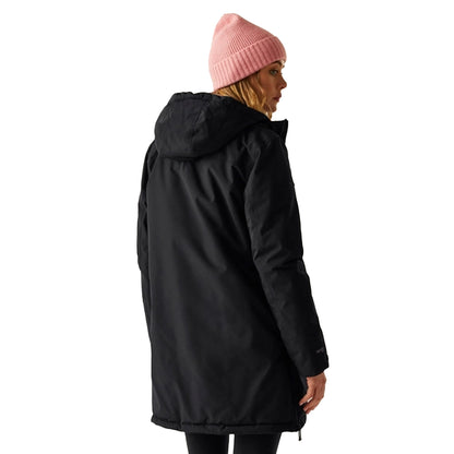 Black - Pack Shot - Regatta Womens-Ladies Gwynn Insulated Waterproof Jacket