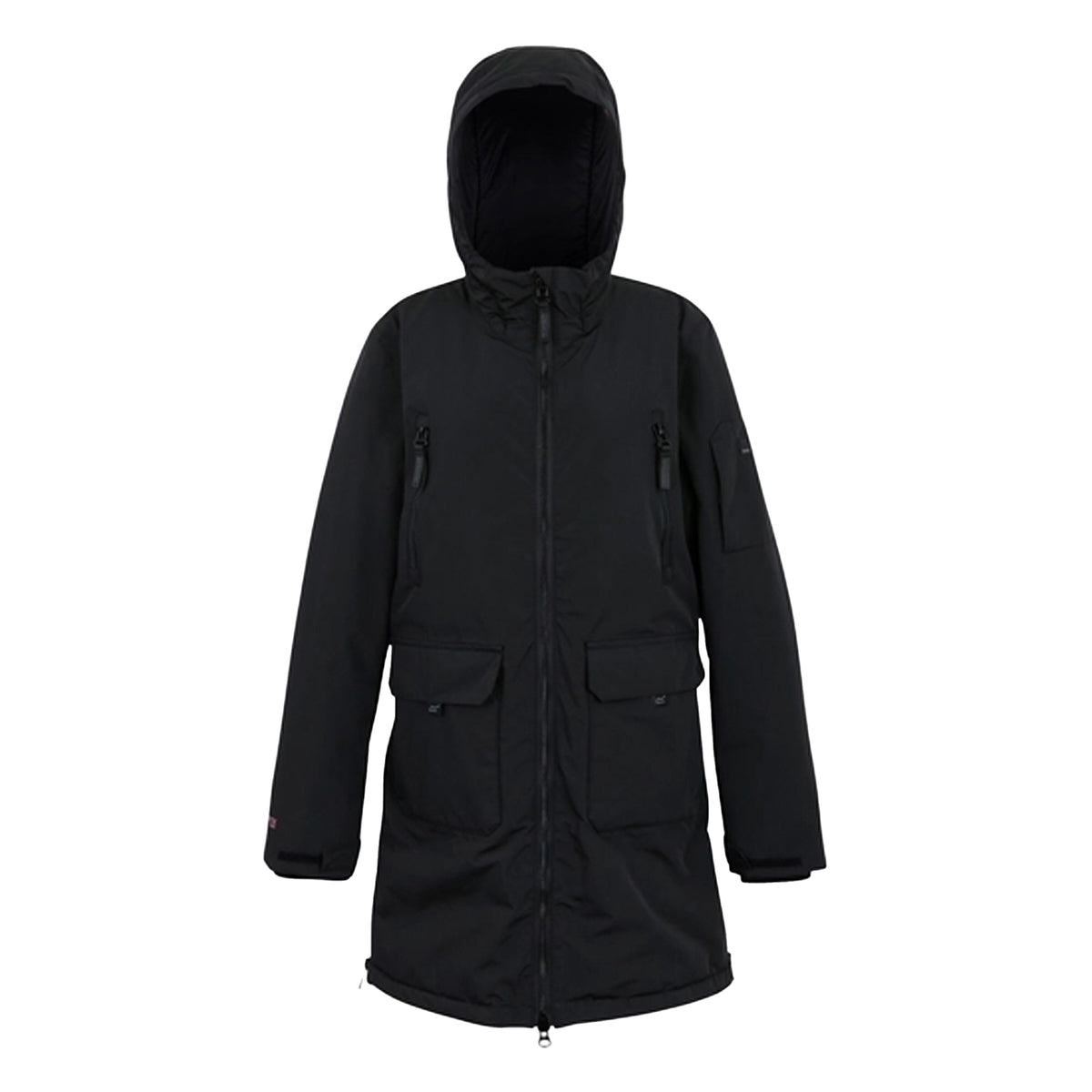 Black - Front - Regatta Womens-Ladies Gwynn Insulated Waterproof Jacket
