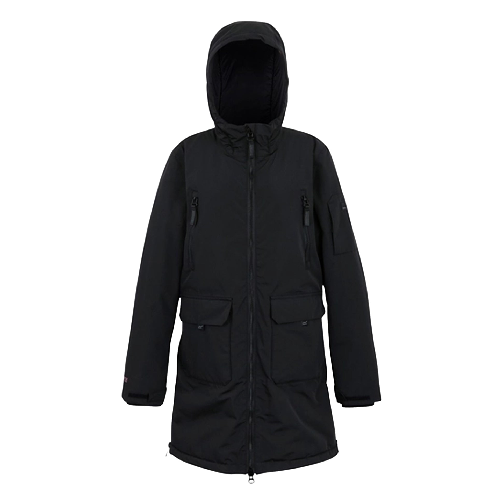 Black - Front - Regatta Womens-Ladies Gwynn Insulated Waterproof Jacket
