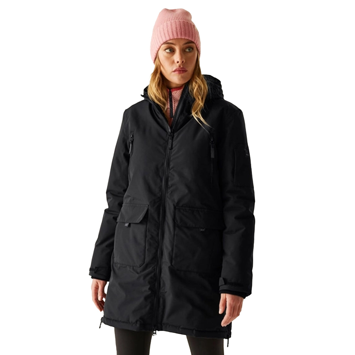 Black - Lifestyle - Regatta Womens-Ladies Gwynn Insulated Waterproof Jacket
