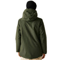 Dark Khaki-Black - Pack Shot - Regatta Womens-Ladies Melane Insulated Waterproof Jacket