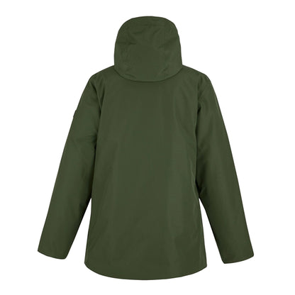 Dark Khaki-Black - Back - Regatta Womens-Ladies Melane Insulated Waterproof Jacket