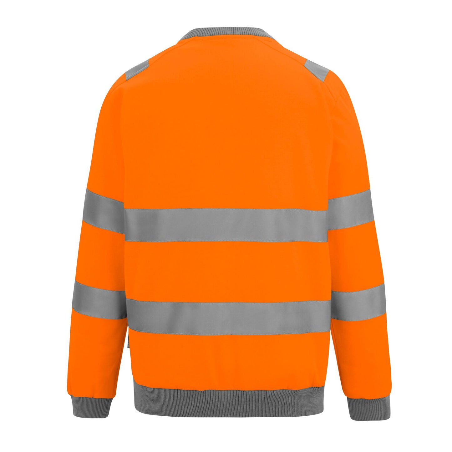 Orange - Back - Regatta Professional Mens Pro Contract Hi-Vis Crew Neck Sweatshirt