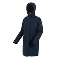 Navy Blue - Side - Regatta Womens-Ladies Valenta Waterproof Jacket