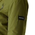 Nephrite Green-Black - Side - Regatta Womens-Ladies Valenta Waterproof Jacket
