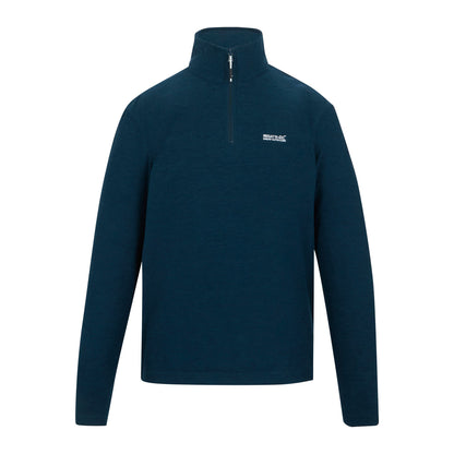 Moonlight Denim - Front - Regatta Mens Thompson Marl Half Zip Fleece Jacket