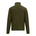 Olive Night - Back - Regatta Mens Thompson Marl Half Zip Fleece Jacket