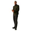 Olive Night - Pack Shot - Regatta Mens Thompson Marl Half Zip Fleece Jacket