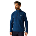 Snorkel Blue - Lifestyle - Regatta Mens Thompson Marl Half Zip Fleece Jacket