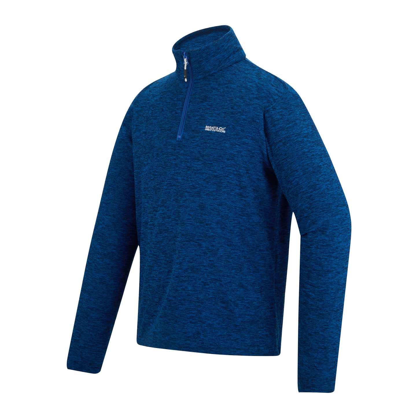 Olympian Blue - Side - Regatta Mens Thompson Marl Half Zip Fleece Jacket