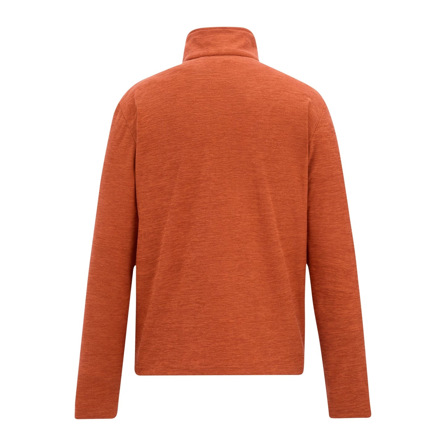 Rusty Orange - Back - Regatta Mens Thompson Marl Half Zip Fleece Jacket