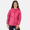 Navy - Close up - Regatta Great Outdoors Childrens-Kids Stormbreak Waterproof Jacket