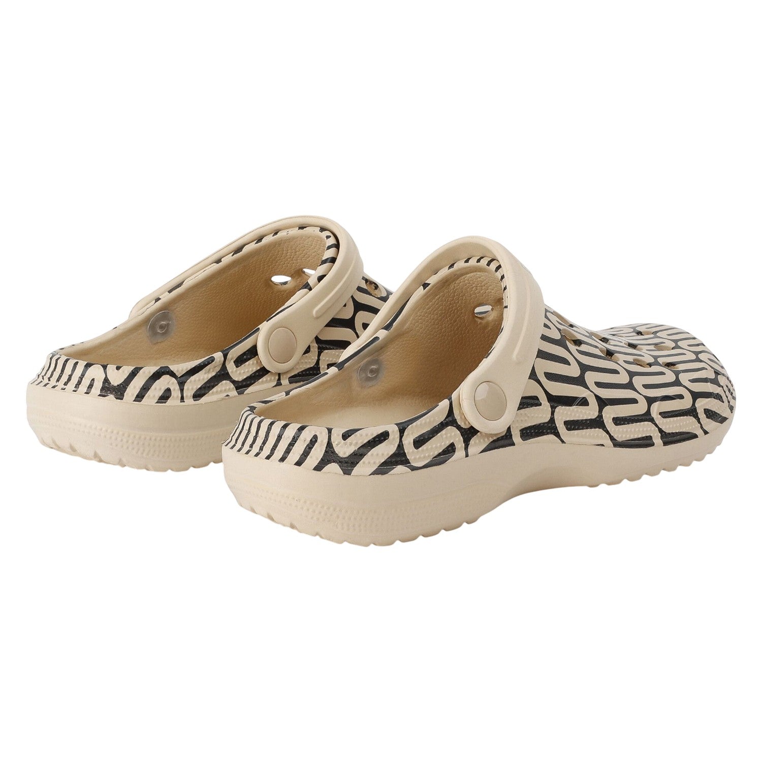 Monochrome - Back - Regatta Womens-Ladies Orla Kiely Wiggle Clogs