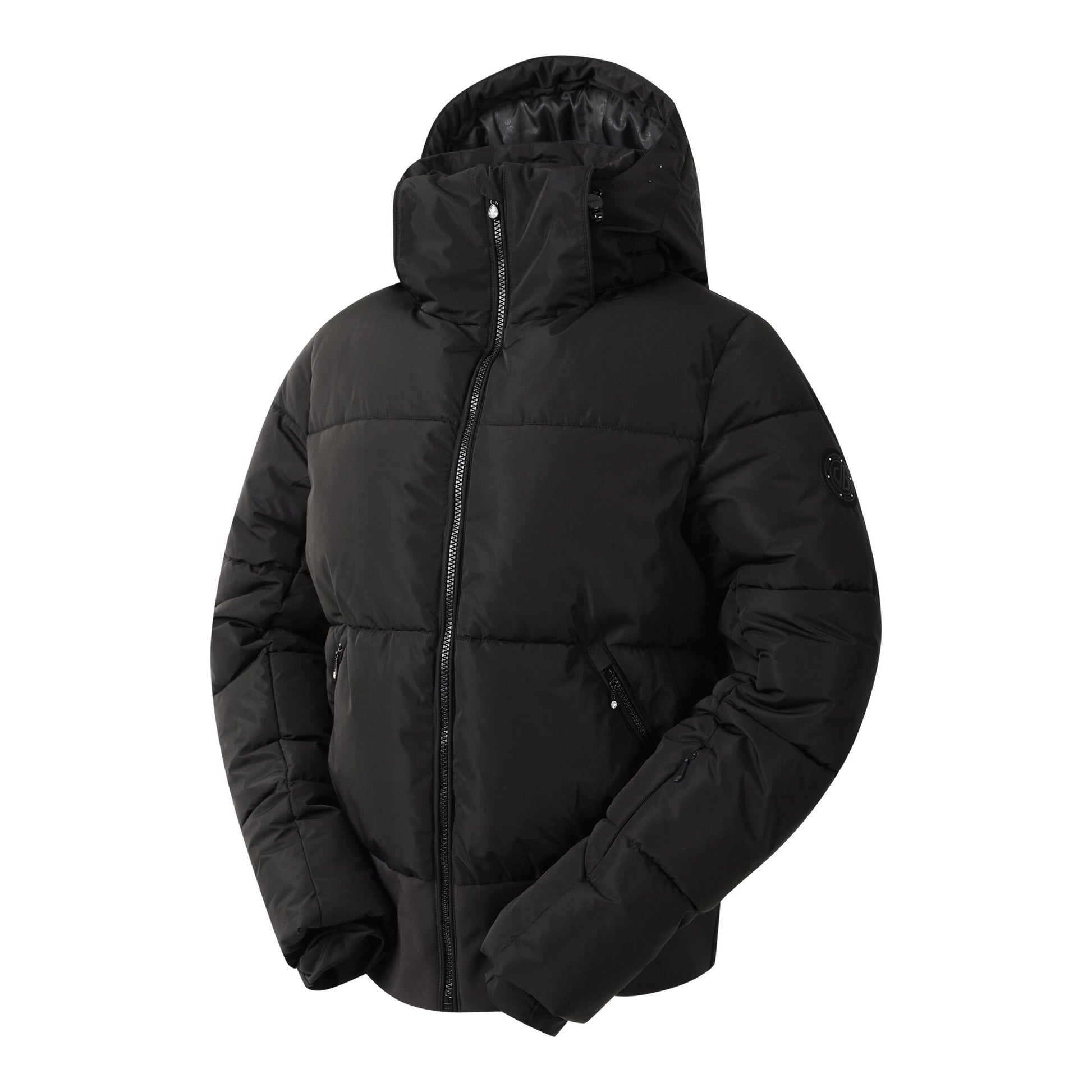 Black - Side - Dare 2B Womens-Ladies Glitz Padded Ski Jacket