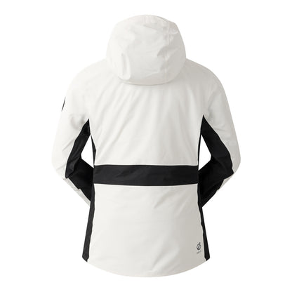 Egret White-Black - Back - Dare 2B Womens-Ladies Issy Ski Jacket