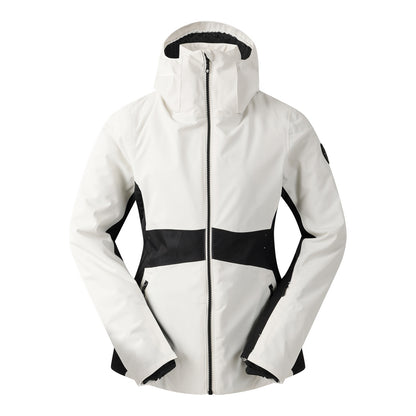 Egret White-Black - Front - Dare 2B Womens-Ladies Issy Ski Jacket