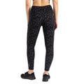 Black - Pack Shot - Dare 2B Womens-Ladies Influential Dash Print Gym Leggings