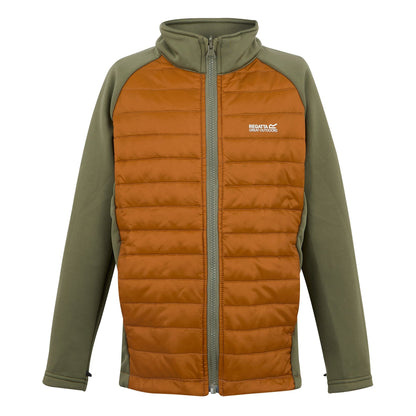 Olive Night-Olive Green-Olive - Side - Regatta Boys Trekktain 3 in 1 Jacket