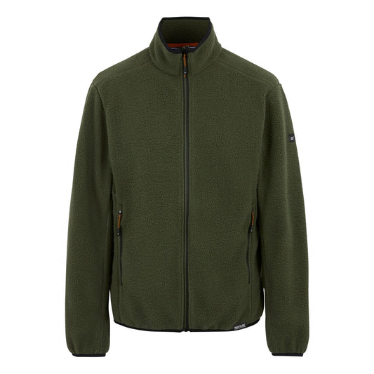 Olive Night - Front - Regatta Mens Elnut Full Zip Fleece Jacket