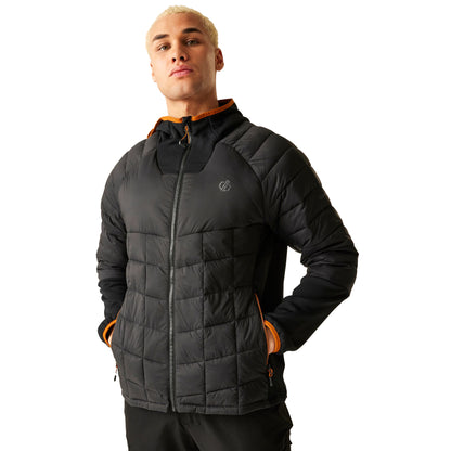 Black - Lifestyle - Dare 2B Mens Torrek Flex It Hybrid Padded Jacket