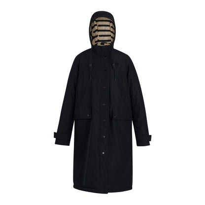 Black - Front - Regatta Womens-Ladies Orla Kiely Wiggle Long Length Waterproof Jacket