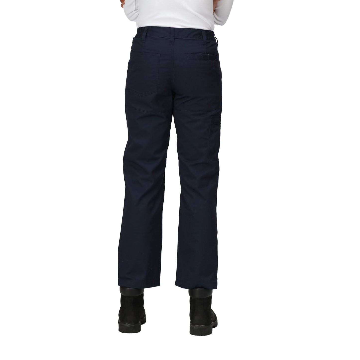 Navy - Back - Regatta Professional Womens-Ladies Pro Action Stretch Trousers