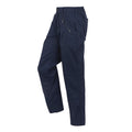 Navy - Side - Regatta Professional Womens-Ladies Pro Action Stretch Trousers