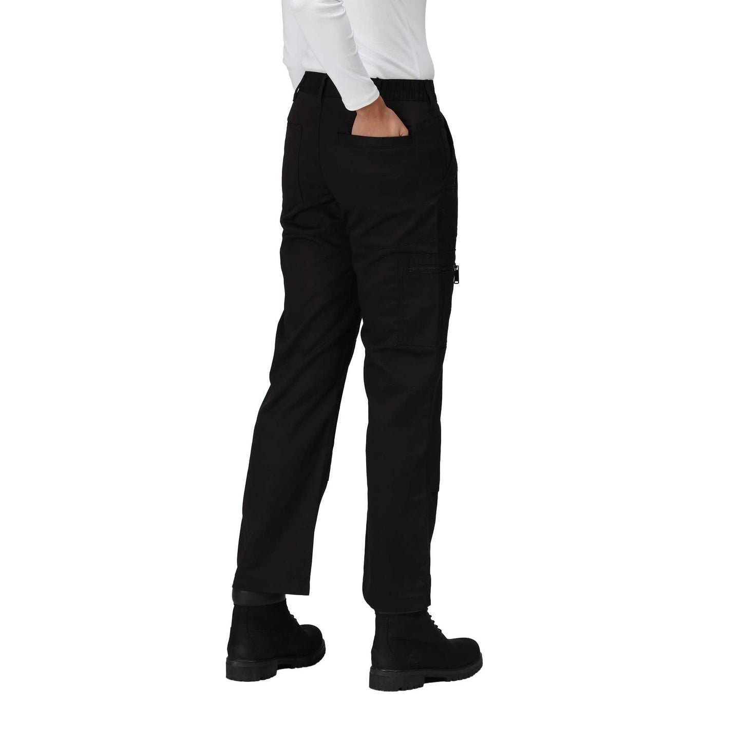 Black - Front - Regatta Professional Womens-Ladies Pro Action Stretch Trousers