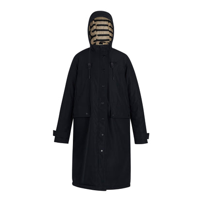 Black - Front - Regatta Womens-Ladies Orla Kiely Wiggle Long Length Waterproof Jacket