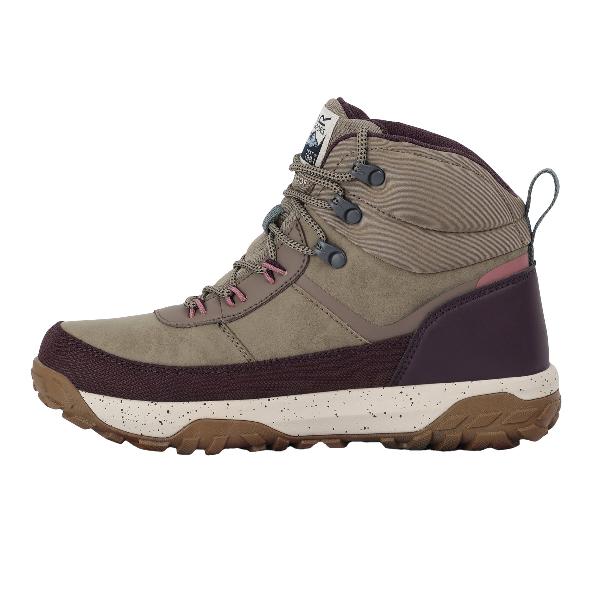 Fig-Purple - Lifestyle - Regatta Womens-Ladies Shayford Walking Boots
