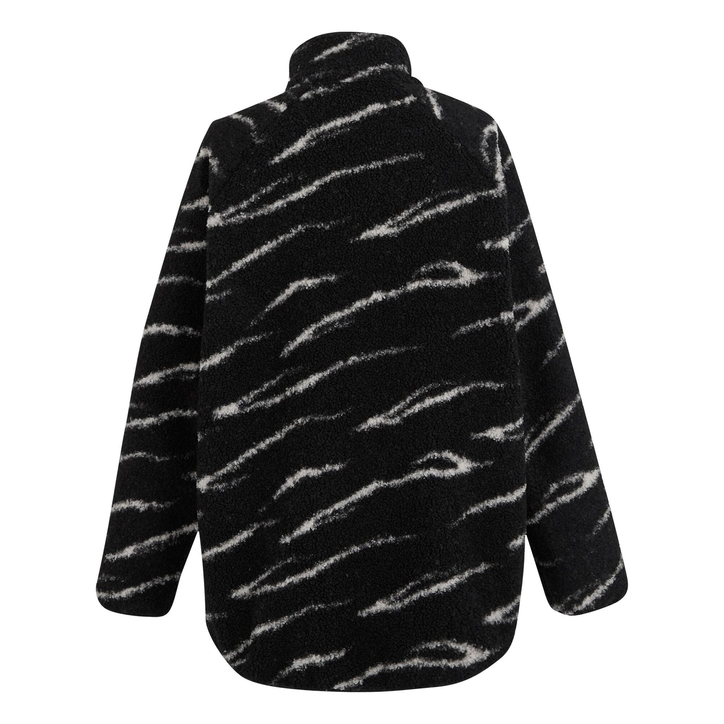Black-Light Vanilla - Back - Regatta Womens-Ladies Frankie Borg Full Zip Fleece Jacket
